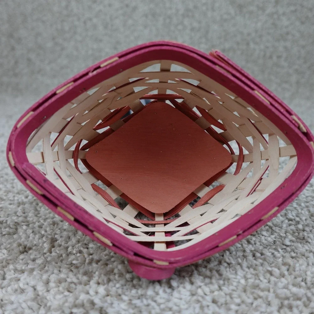 Longaberger 2012 Horizon of Hope Basket Pink Ribbon Breast Cancer Awareness